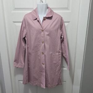 NWT Size Large Joe Fresh Pink Trench Coat